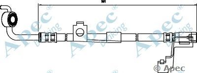 APEC BRAKING hos3090 -  Тормозной шланг